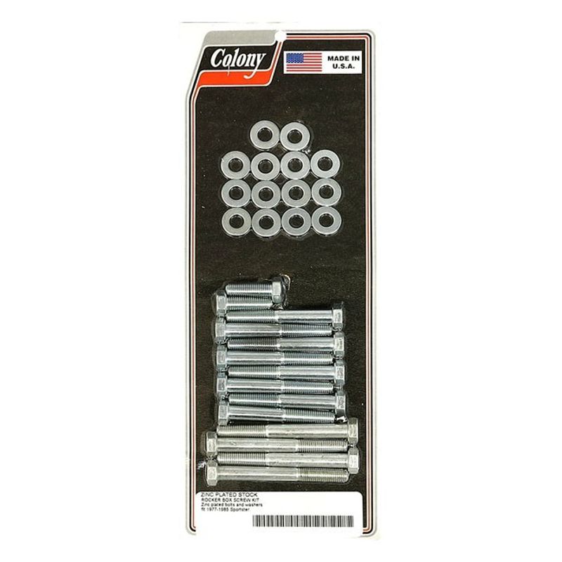 Bultsats Colony Hex XL Sportster 77-85 förzinkad