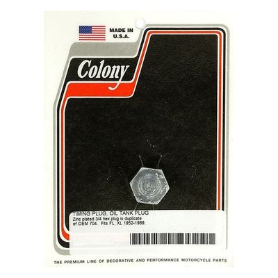 Plugg Colony Hex Timing plug Big Twin 38-99 m.fl. förzinkad