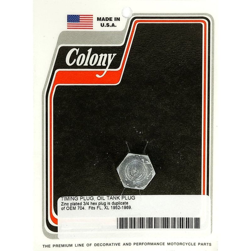 Plugg Colony Hex Timing plug Big Twin 38-99 m.fl. förzinkad