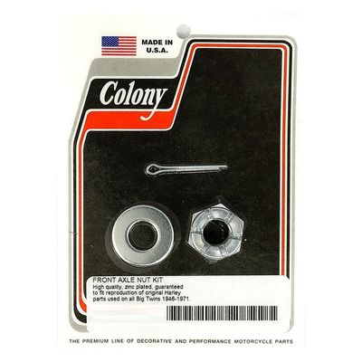 Muttersats hjulaxel fram Colony Big Twin 46-71 förzinkad