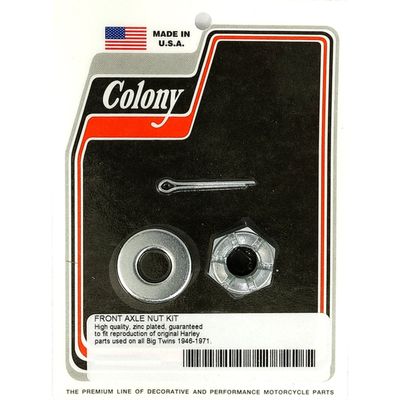 Muttersats hjulaxel fram Colony Big Twin 46-71 förzinkad