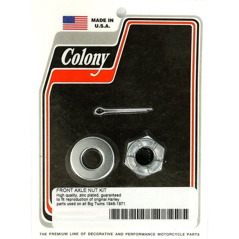 Muttersats hjulaxel fram Colony Big Twin 46-71 förzinkad