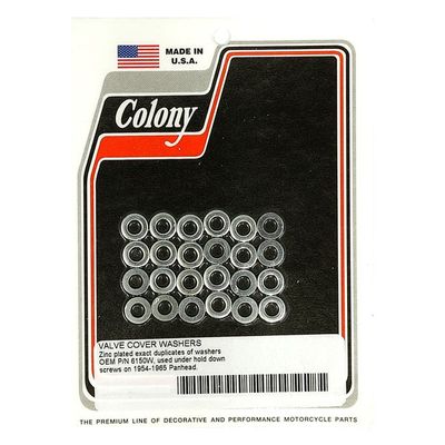 Bricka kåpa Colony förzinkad L54-65 Panhead (24-pack)