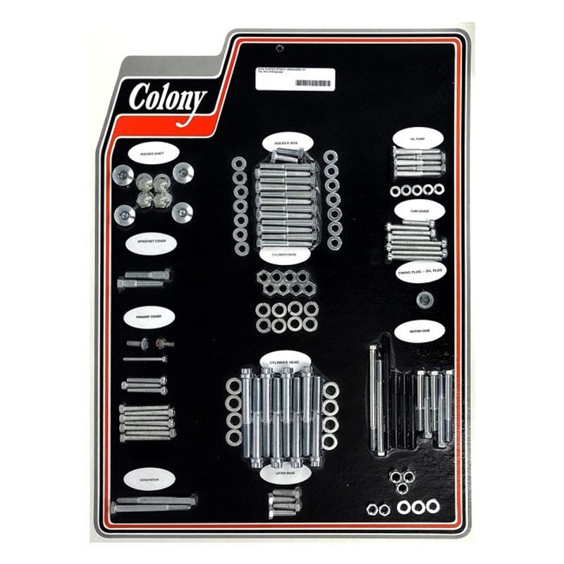 Skruvsats Colony XL Sportster 74-76 förzinkad