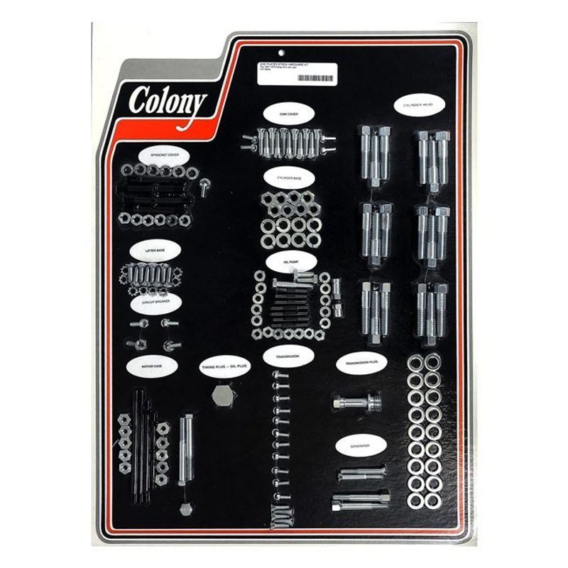 Skruvsats Colony 45" SV WITH CAST IRON HEADS förzinkad