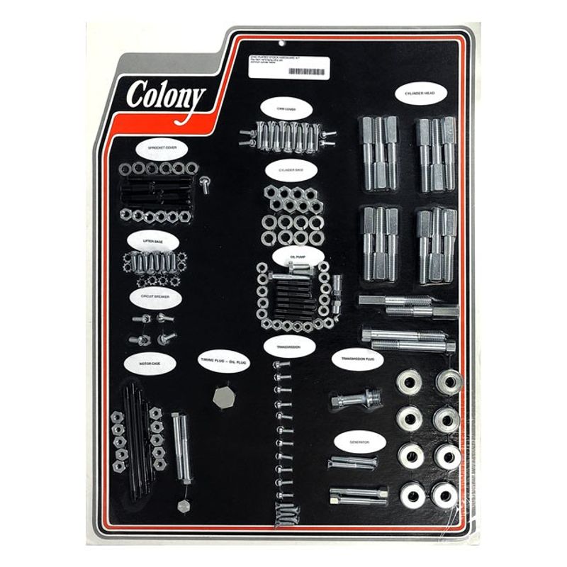 Skruvsats Colony förzinkad 45" SV WITH ALUMINUM HEADS 37-73