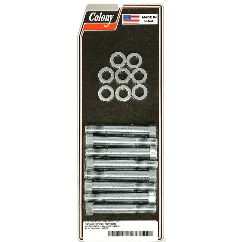 Topplocksbultsats Colony XL Sportster 57-72 förzinkad