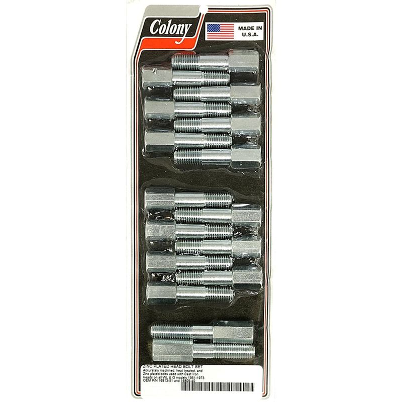 Topplocksskruvsats Colony förzinkad 45" SV 51-73