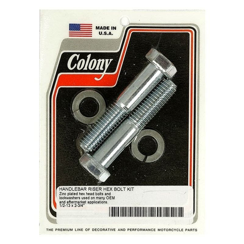 Bult riser Colony 1/2-13x2 3/4" universal förzinkad