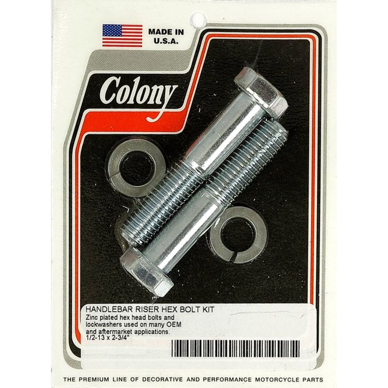 Bult riser Colony 1/2-13x2 3/4" universal förzinkad