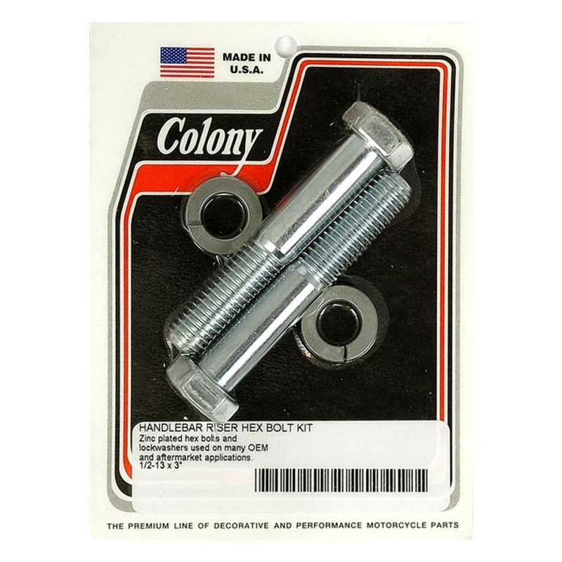 Skruv riser Colony 1/2-13x3" förzinkad universal