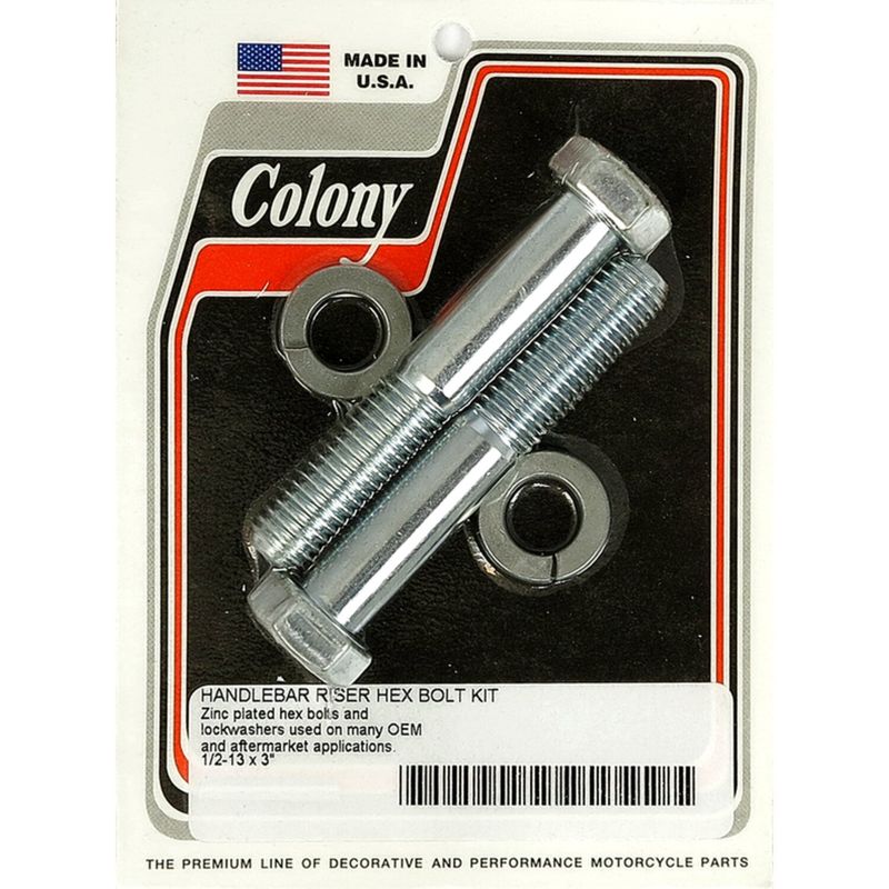 Skruv riser Colony 1/2-13x3" förzinkad universal