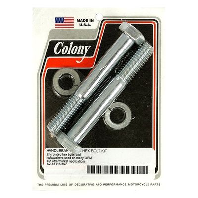 Skruv riser Colony 1/2-13x3 3/4" förzinkad universal