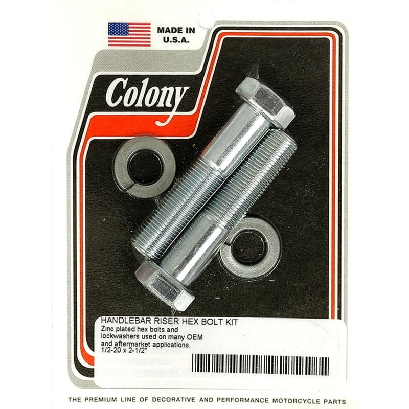 Skruv riser Colony 1/2-20x2 1/2" förzinkad universal