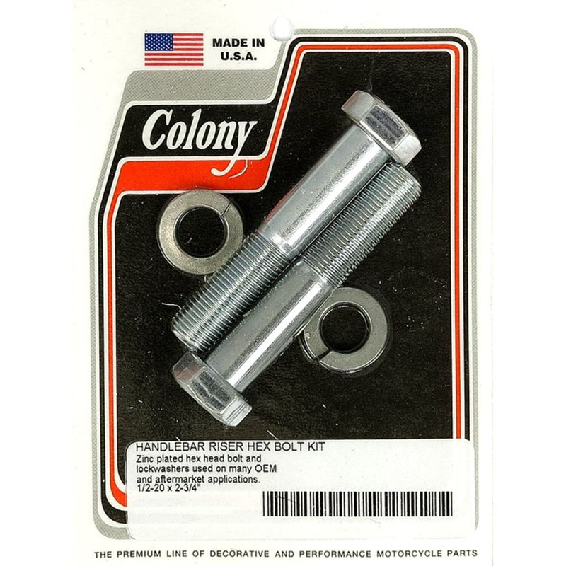 Bult riser Colony 1/2-20x2 3/4" universal förzinkad