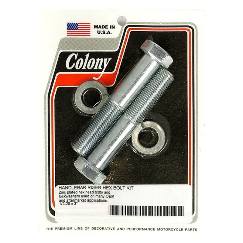 Skruv riser Colony 1/2-20x3" förzinkad universal