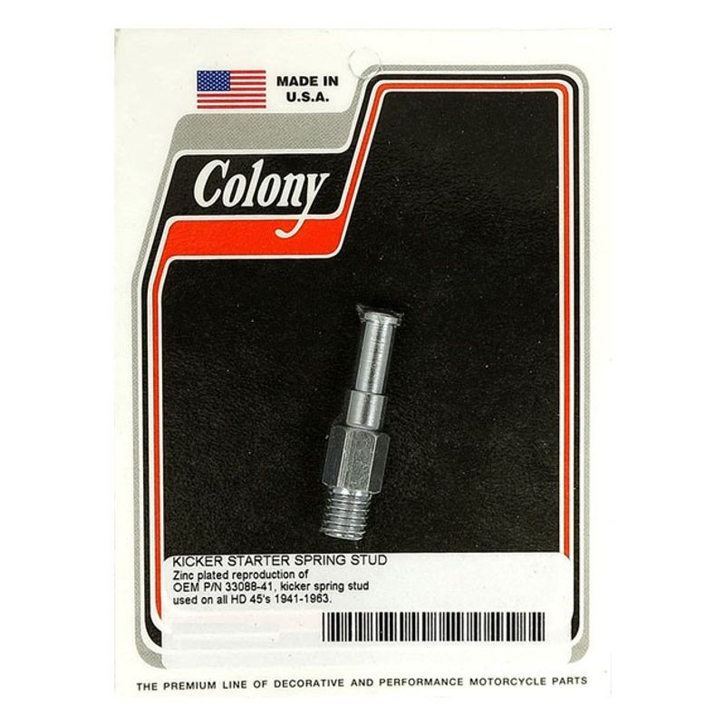 Bult kickstartfjäder Colony förzinkad 45" SV 41-63