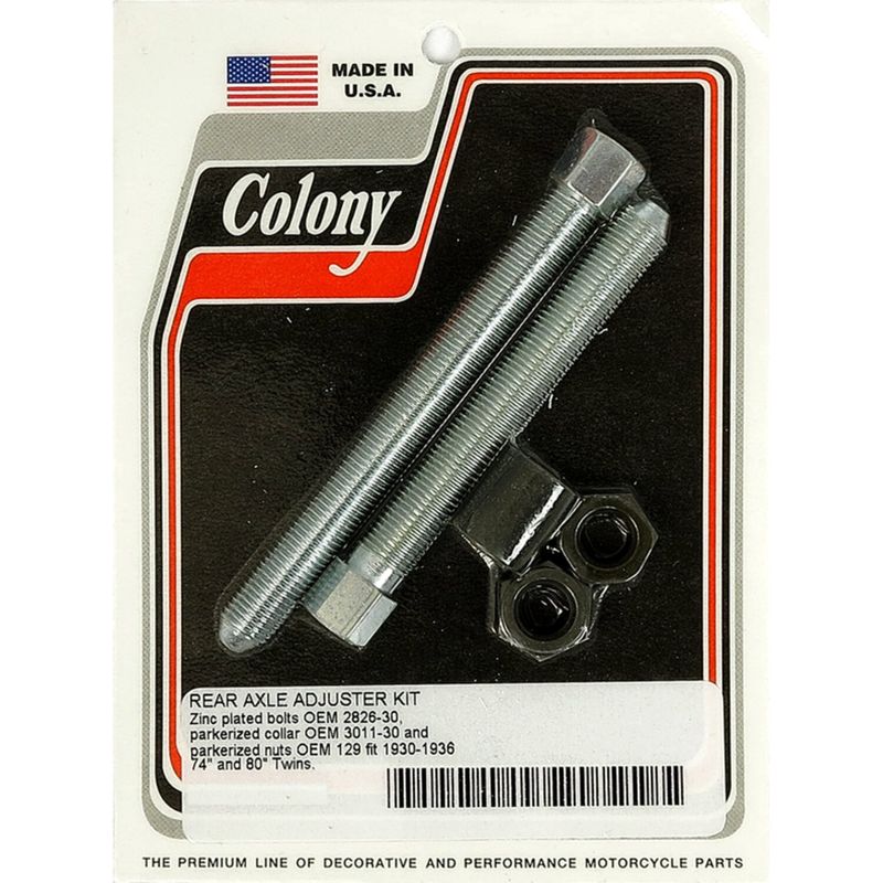 Justersats hjulaxel Colony 74/80" Big Twin 30-36