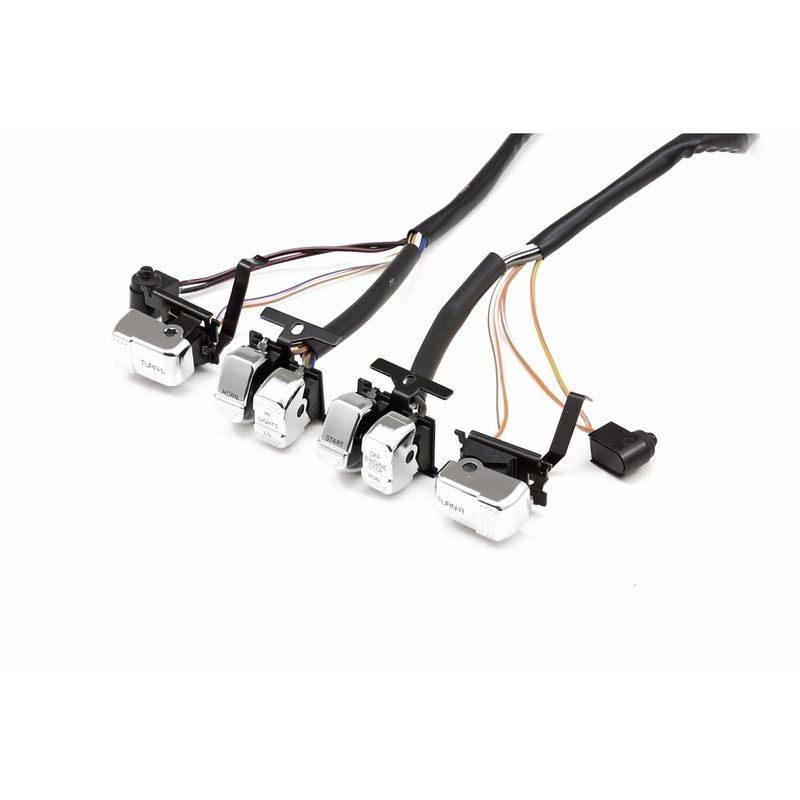 Strömbrytare kabel MCS Big Twin, TC, XL Sportster 96-99 krom