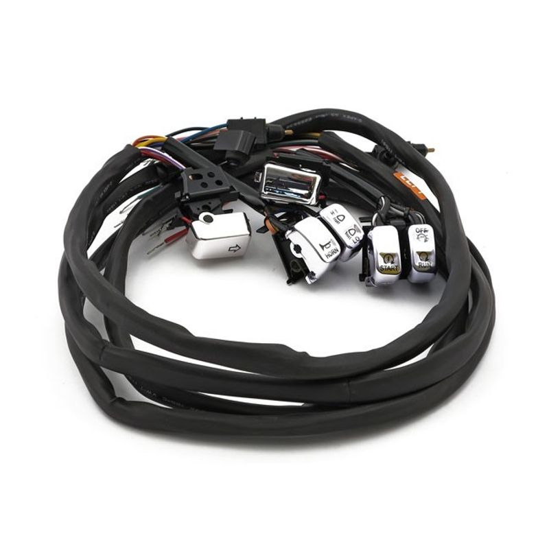 Styrströmbrytare MCS Radio LED FLT/Touring 07-13 krom