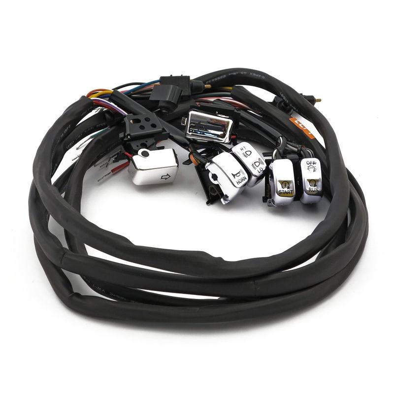 Styrströmbrytare MCS Radio LED FLT/Touring 07-13 krom