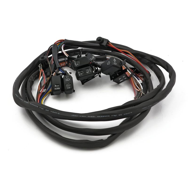 Styrströmbrytare MCS Radio LED FLT/Touring 07-13 svart