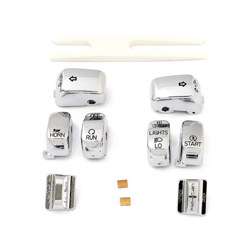 Lock styrströmbrytare MCS krom FLHRC, FLHR 96-13
