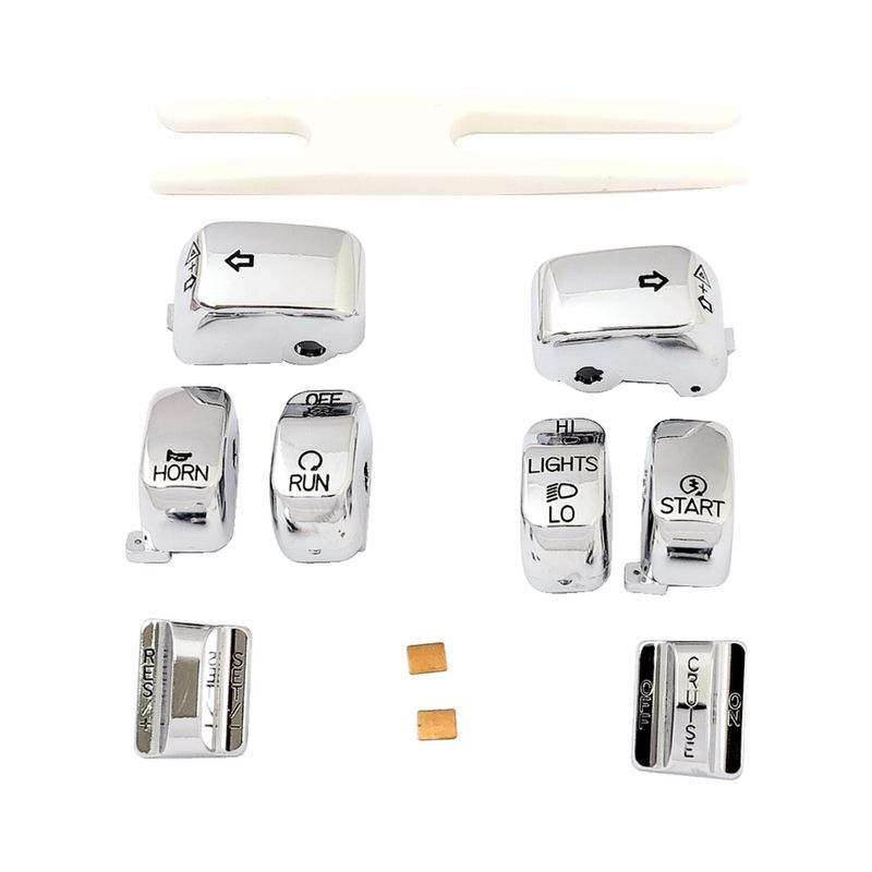 Lock styrströmbrytare MCS krom FLHRC, FLHR 96-13