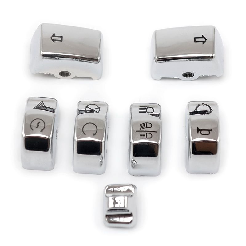Lock styrströmbrytare MCS krom Softail 11-25