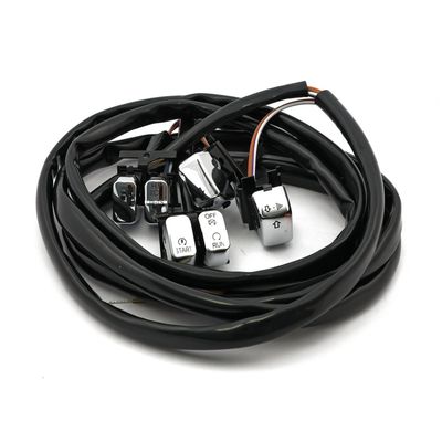 Styrströmbrytare MCS Softail, Dyna 96-06 krom