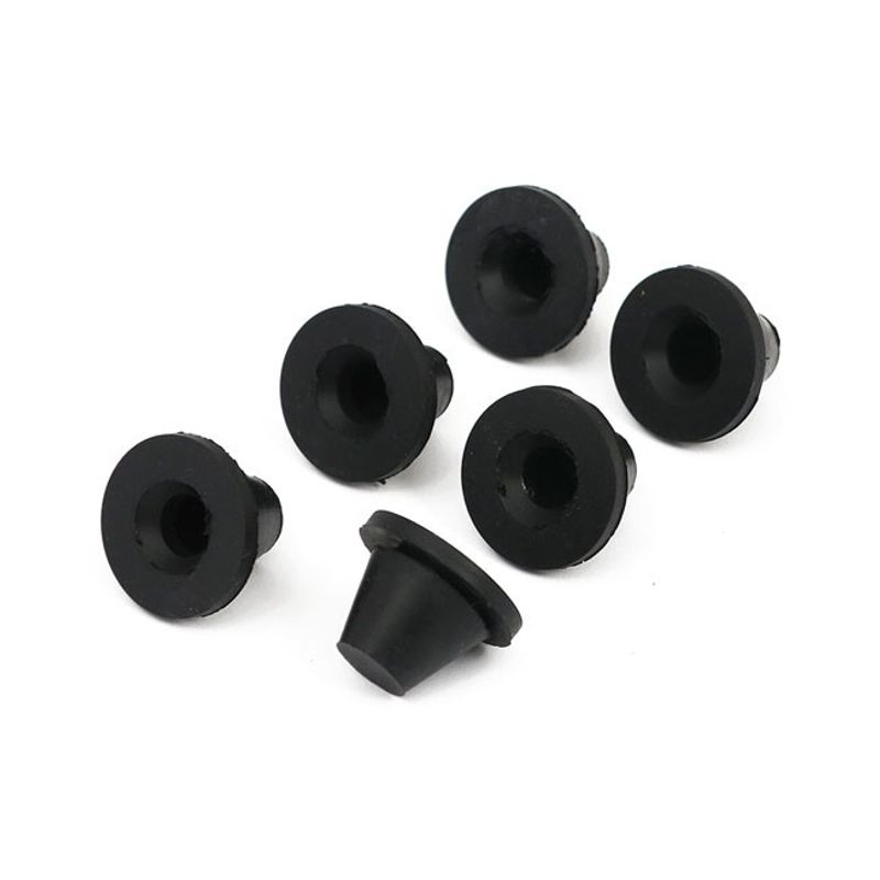 Gummibussningar sidokåpor MCS FLT/Touring 98-08 (6-pack)