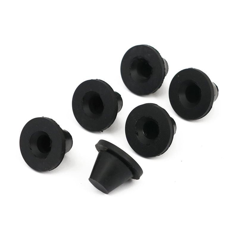 Gummibussningar sidokåpor MCS FLT/Touring 98-08 (6-pack)
