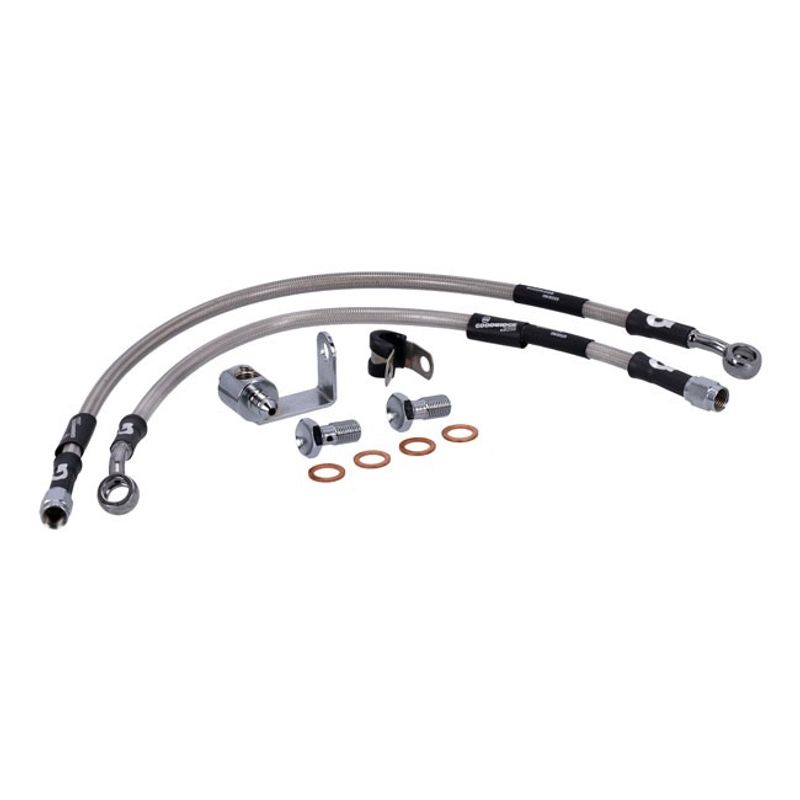 Bromsslang bak MCS Goodridge rostfri klar XL Sportster 87-03