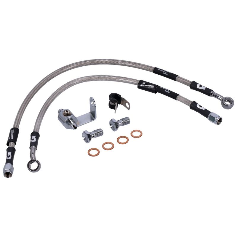 Bromsslang bak MCS Goodridge rostfri klar XL Sportster 87-03