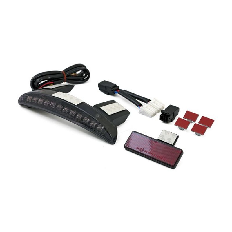 Baklykta LED skärmkant MCS rökfärgat glas 883N/NS, 1200V/X/XS models 14-22
