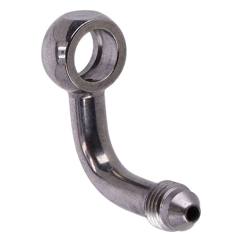 Banjokoppling Goodridge Slimline 90 3/8" rostfri