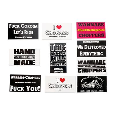 Dekal Wannabe choppers (10-pack)