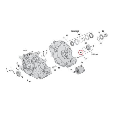 Låsring MCS Pinion shaft M8 17-26 m.fl.