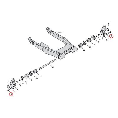 Skruv Gardner-Westcott FLT Touring FLT/Touring 13-25 (5-pack)