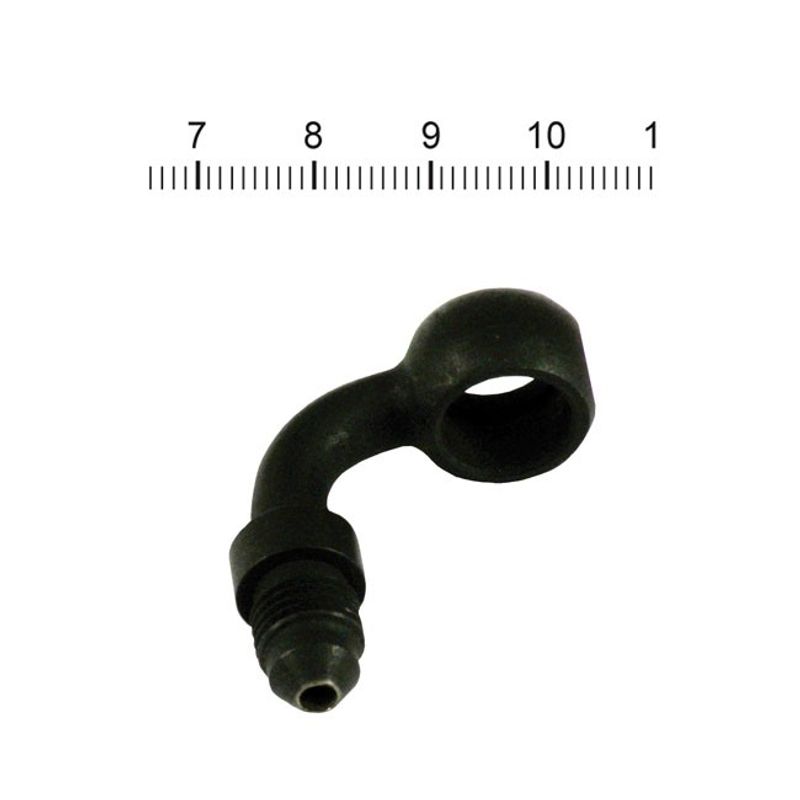 Banjokoppling Goodridge 90 3/8" 10mm svart