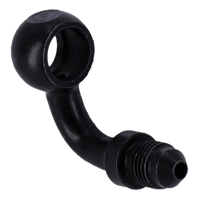 Banjokoppling Goodridge 90 3/8" 10mm svart