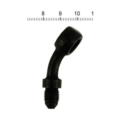Banjokoppling Goodridge 20 3/8" 10mm svart