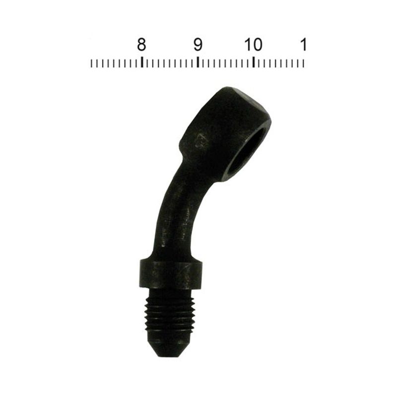 Banjokoppling Goodridge 20 3/8" 10mm svart