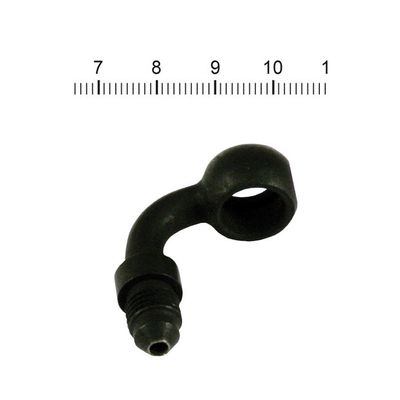 Banjokoppling Goodridge 90 7/16" 11mm svart