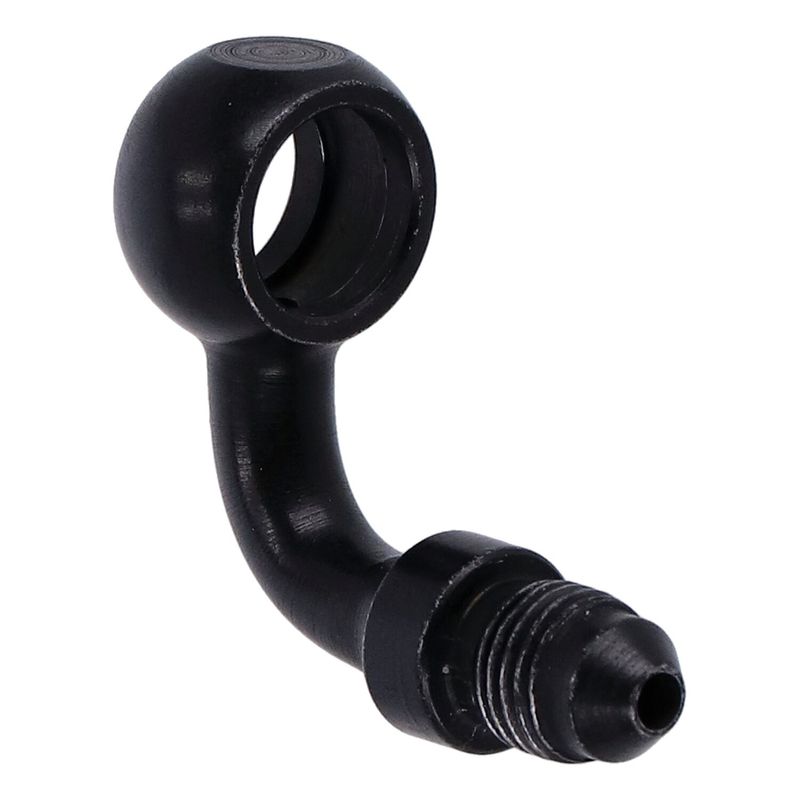Banjokoppling Goodridge 90 7/16" 11mm svart