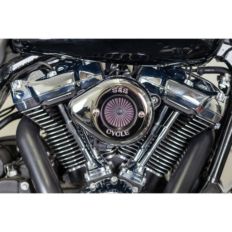 Luftfiltersats S&S 170-0717A Air Stinger Stealth krom Softail 18-24