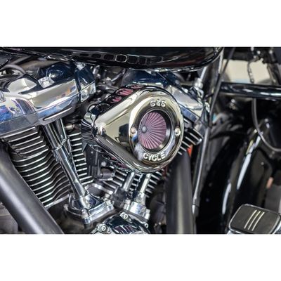 Luftfiltersats S&S 170-0717A Air Stinger Stealth krom Softail 18-24
