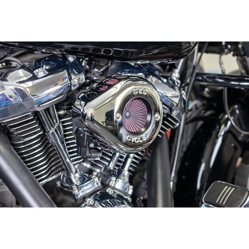 Luftfiltersats S&S 170-0717A Air Stinger Stealth krom Softail 18-24