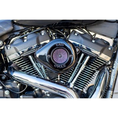 Luftfiltersats S&S 170-0718A Air Stinger Stealth svart Softail 18-24