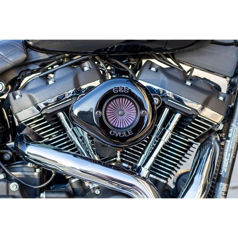 Luftfiltersats S&S 170-0718A Air Stinger Stealth svart Softail 18-24